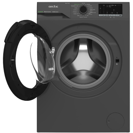 Masina de spalat rufe Arctic APLM2WFSU210411A, 10 Kg, 1400 RPM, Clasa A, Motor Silent Inverter, Steam, Child Lock, Add-In, Antracit [2]