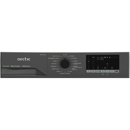 Masina de spalat rufe Arctic APLM2WFSU29412A, 9 Kg, 1400 RPM,Clasa A, Motor Silent Inverter, ExtraSteam, IronExpress, Fast/Intensive, Steam, Child Lock, Add-In, Antracit [5]