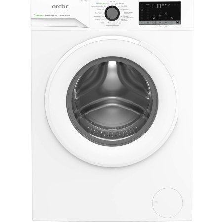 ELECTROCASNICE - Masina de spalat rufe Arctic APLM2WFSU29412W, 9 Kg, 1400 RPM,Clasa A, Motor Silent Inverter, ExtraSteam, IronExpress, Fast/Intensive, Steam, Child Lock, Add-In, Alb