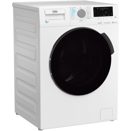 Masina de spalat rufe cu uscator Beko HTV8726XSW, Spalare 8 kg, Uscare 5 kg, 1200 RPM, SteamCure, HomeWhiz prin Bluetooth, ProSmart Inverter Motor, AddXtra, Alb [1]