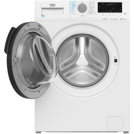 Masina de spalat rufe cu uscator Beko HTV8726XSW, Spalare 8 kg, Uscare 5 kg, 1200 RPM, SteamCure, HomeWhiz prin Bluetooth, ProSmart Inverter Motor, AddXtra, Alb [3]
