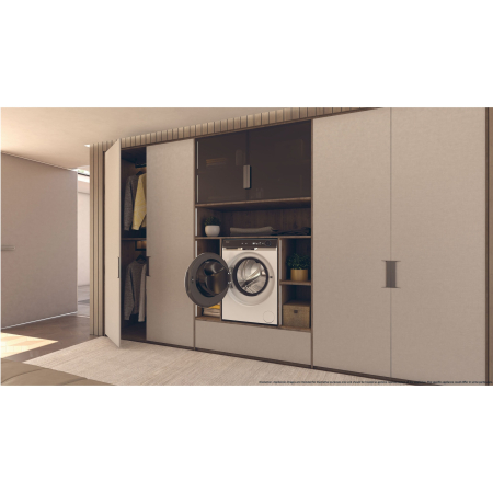Masina de spalat rufe cu uscator Haier HWD100-B14397US, Spalare 10 kg, Uscare 6 kg, 1400 rpm, Motor Direct Motion, Clasa A, Ultra Fresh, WiFi, ABT, display LCD, Smart Dual Spray, Alb [11]