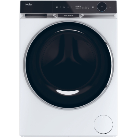 ELECTROCASNICE - Masina de spalat rufe cu uscator Haier HWD100-B14397US, Spalare 10 kg, Uscare 6 kg, 1400 rpm, Motor Direct Motion, Clasa A, Ultra Fresh, WiFi, ABT, display LCD, Smart Dual Spray, Alb