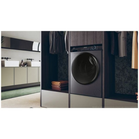 Masina de spalat rufe cu uscator Haier HWD80-B14939S8-S, motor Direct Motion, clasa A, 8/5 kg, 1400 rpm, ABT, Refresh, antracit [10]