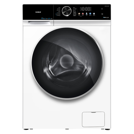 Masini de spalat rufe - Masina de spalat rufe cu uscator Samus WSDD10612IDM, spalare 10 kg, uscare 6 kg, 1200 rpm, clasa A, 62.8 cm, motor inverter, reglare nivel uscare, incarcare cu rufe in timpul spalarii, Alb