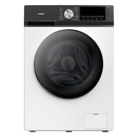ELECTROCASNICE - Masina de spalat rufe frontala Samus WSEDI9148, 9 kg, 1400 rpm, clasa A, 56 cm, motor inverter, curatare tambur, alb