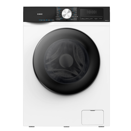 ELECTROCASNICE - Masina de spalat rufe frontala Samus WSMDI12147, 12 kg, 1400 rpm, clasa A, 65 cm, motor inverter, control antispuma, alb