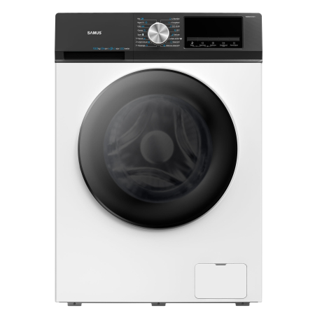 Masini de spalat rufe - Masina de spalat rufe Samus WSEDI101491, 10 kg, Motor Inverter, Display LED, 16 programe, 1400 rotatii/min., Clasa energetica A, Alb