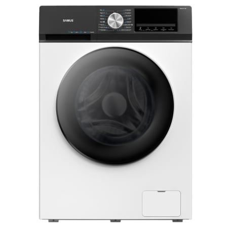ELECTROCASNICE - Masina de spalat rufe Samus WSEDI7148, 7 kg, Motor inverter, Display LED, 16 programe, 1400 rotatii, Clasa energetica A - 10%, Reincarcare cu rufe in timpul spalarii, Alb