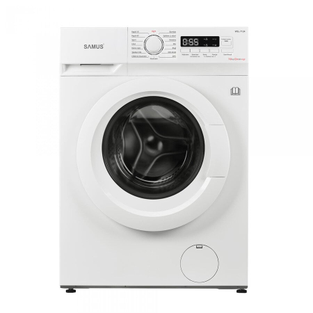 Masini de spalat rufe - Masina de spalat rufe Samus WSL-7124,7 Kg, 15 programe, 1200 rotatii, Slim, Clasa energetica D, Termostat reglabil, Program ECO 40-60°C, Blocare acces copii, Alb