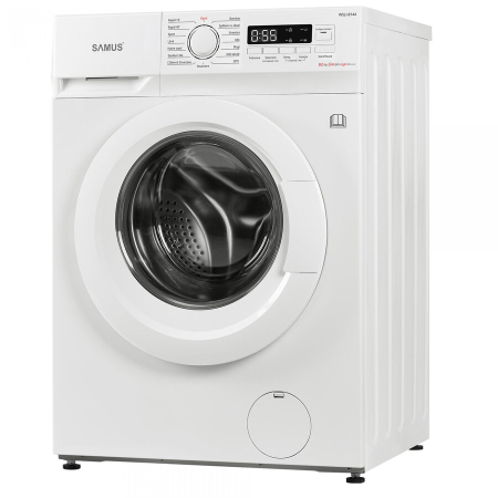 Masina de spalat rufe Samus WSLI-8144,8 Kg, Motor Inverter, Slim, 15 Programe, 1400 rotatii, Clasa energetica A, Termostat reglabil, Program ECO 40-60°C, Blocare acces copii, Alb [1]