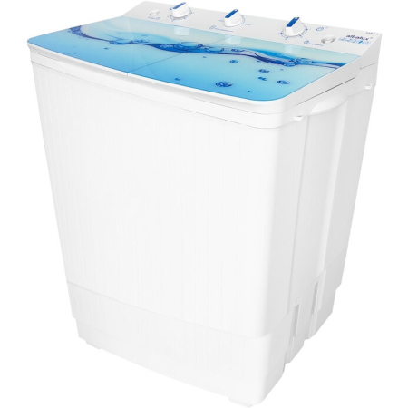 Masina de spalat rufe semiautomata Albalux AXS 7.9, Capacitate rufe uscate 7 kg, Capacitate rufe stoarcere 3 kg, Motor spalare 300 W, Motor stoarcere 148 W, Alimentare apa rece si calda, Alb [1]