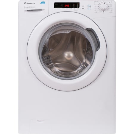Masini de spalat rufe - Masina de spalat slim Candy SMART CS4 1072D3/1- 40 cm, 7 kg, 1000 rpm, Clasa D, LED, Functii SMART prin Tehnologie NFC, Alb