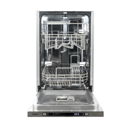Produs lovit/indoit RESIGILAT - Mașină de spalat vase incorporabila VIVAX DWB-451072D, 45 cm, 10 seturi, 7 programe - Intensiv, ECO, Rapid, 90 min, Half Load, pornire întarziata 24h, AquaStop, Clasa E [4]