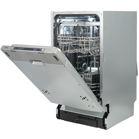 Produs lovit/indoit RESIGILAT - Mașină de spalat vase incorporabila VIVAX DWB-451072D, 45 cm, 10 seturi, 7 programe - Intensiv, ECO, Rapid, 90 min, Half Load, pornire întarziata 24h, AquaStop, Clasa E [2]