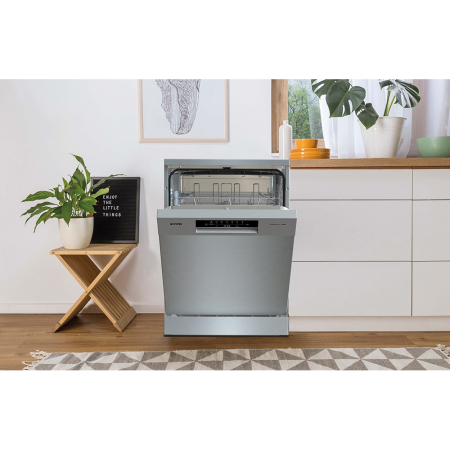 Masina de Spalat Vase Independenta GORENJE GS642E90X, 13 Seturi, 6 Programe, 60 cm, Clasa E, Argintiu [10]