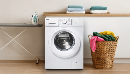 Mașină de spălat VIVAX WFL-120716CSI, 7 kg, 1200 RPM, Motor Inverter, Clasa A, Eco, Program scurt 15', Program Lână, Temperatura reglabila, Functie abur, Drum Clean Sterilization, 16 programe, Alb [9]