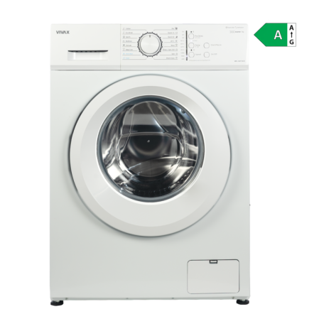 Mașină de spălat VIVAX WFL-120716CSI, 7 kg, 1200 RPM, Motor Inverter, Clasa A, Eco, Program scurt 15', Program Lână, Temperatura reglabila, Functie abur, Drum Clean Sterilization, 16 programe, Alb [0]