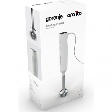 Mixer vertical GORENJE HB600ORAW, Putere 600 W, Functie Turbo, Alb [4]
