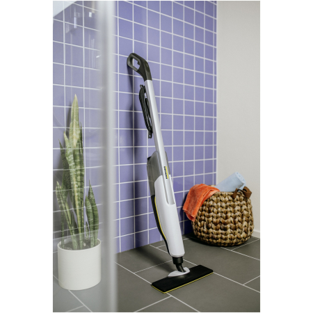 Mop cu abur Karcher SC 2 Upright, 1600 W, rezervor 0,4 l, reglare abur, cartus de decalcifiere, 1.513-500.0, Alb/Negru [5]