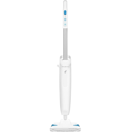 Mop cu abur ROWENTA Steam Power RY6537WI, 1200W, 0.6L, filtru anticalcar, 3 setari de reglaj al aburului, Alb/Albastru [2]