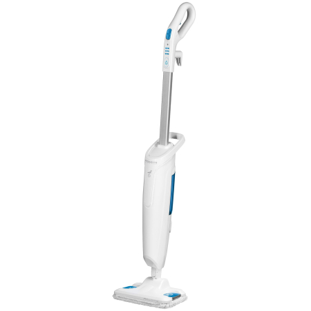 Mop cu abur ROWENTA Steam Power RY6537WI, 1200W, 0.6L, filtru anticalcar, 3 setari de reglaj al aburului, Alb/Albastru [4]
