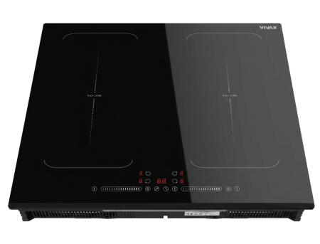 Plită ceramică încorporabilă VIVAX BH-04M2FZIN, 60 cm, Inducție, 4 zone, Touch Control, 9 trepte, Funcție Booster, Timer 99 min, Blocare copii, Detectare vas, Oprire automată, Sticlă ceramică neagră [1]