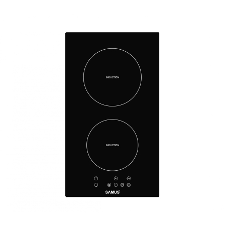 ELECTROCASNICE - Plita cu inductie incorporabila Samus PSI-32BG4, 2 zone de gatit, panou touch control, 9 trepte putere, timer digital, negru
