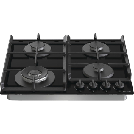 Plita incorporabila Gorenje GTW641EB, Gaz, 4 arzatoare, Wok, Negru [1]