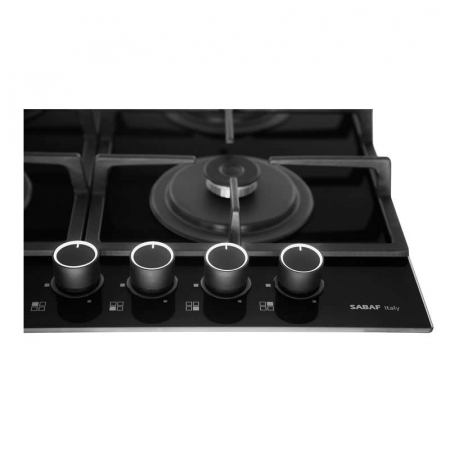 Plita incorporabila Tornado Simphony, iluminare led, autoaprindere integrata, supapa de siguranta, latime 60 cm, Negru [3]