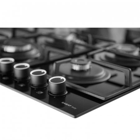 Plita incorporabila Tornado Simphony, iluminare led, autoaprindere integrata, supapa de siguranta, latime 60 cm, Negru [4]