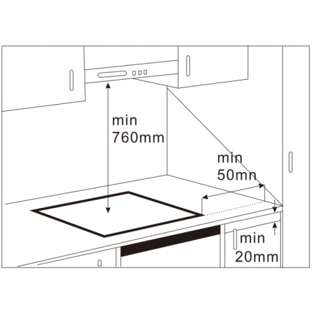 Plita vitroceramica electrica incorporabila Samus PSVE-64BG10, 4 zone de gatit, 6800 W, control touch, 9 trepte putere, indicator caldura reziduala, blocaj de siguranta, timer [2]