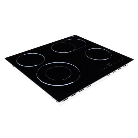 Plită vitroceramică încorporabilă VIVAX BH-04MDOVC, 60 cm, 4 zone de gătit, 2 zone Dual, Touch Control digital, 9 trepte, Timer 99 min cu oprire automată, Child Lock, Indicator căldură, Sticla Neagra [2]