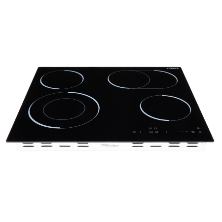 Plită vitroceramică încorporabilă VIVAX BH-04MDOVC, 60 cm, 4 zone de gătit, 2 zone Dual, Touch Control digital, 9 trepte, Timer 99 min cu oprire automată, Child Lock, Indicator căldură, Sticla Neagra [3]