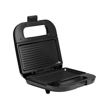 Sandwich maker VIVAX TS-7504 BX, 750W, Placi Antiaderente, Carcasa din Otel Inoxidabil, Maner Rece, Picioare Antialunecare, Protectie Supraincalzire, Indicator Luminos, Negru [3]