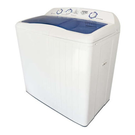 Semiautomata Albatros WMS 10.3, Cantitate rufe uscate 10 kg, Cantitate rufe stoarcere 5 Kg, Capac cuva detasabil, Alimentare apa rece sau calda, Alb/Allbastru [1]