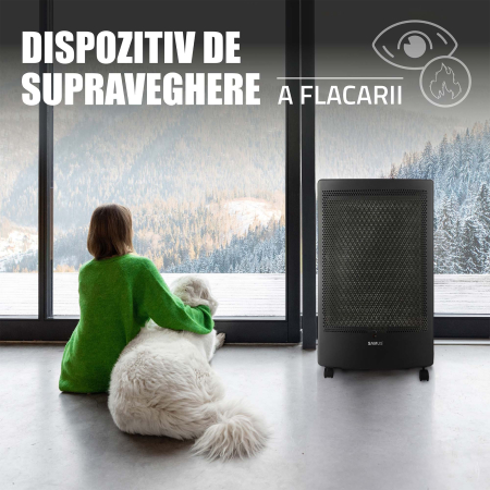 Soba Samus RS426C, 2 trepte de putere, suprafata de incalzire 11-40 mp, aprindere piezoelectrica [6]