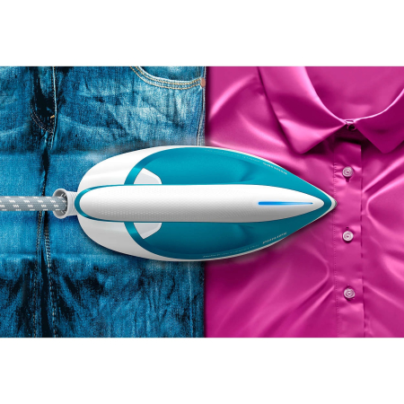 Statie de calcat cu abur Philips PerfectCare Compact Plus GC7920/20, 2400W, 6.5 bari, jet de abur continuu 120 g / min, jet de abur 430 g, talpa SteamGlide Plus, tehnologie OptimalTemp, sistem de deta [7]