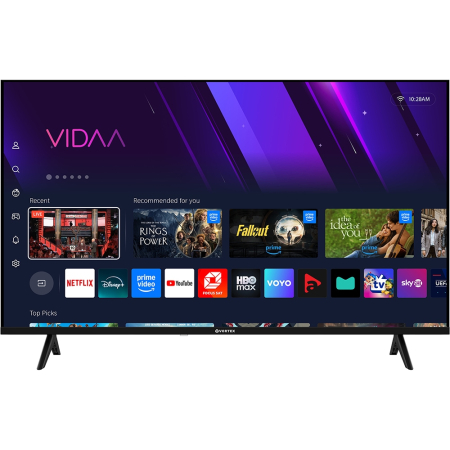 ELECTRONICE - Televizor LED Smart VORTEX V40F101VS, Full HD, 101cm, margini subtiri, sistem de operare VIDAA, Netflix, aplicatii YouTube, Amazon Prime, Disney+, HBO Max, Negru