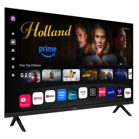 Televizor LED SmartTech 32HH01K, 80 cm, HD Ready, Smart TV Whale OS, Wi-Fi, Dolby Digital Plus, Clasa E/F, Negru [2]