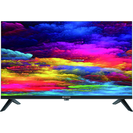 Tv Non Smart - Televizor LED VORTEX V24MFZHN, HD, 60cm, Non-smart, margini subtiri, Negru