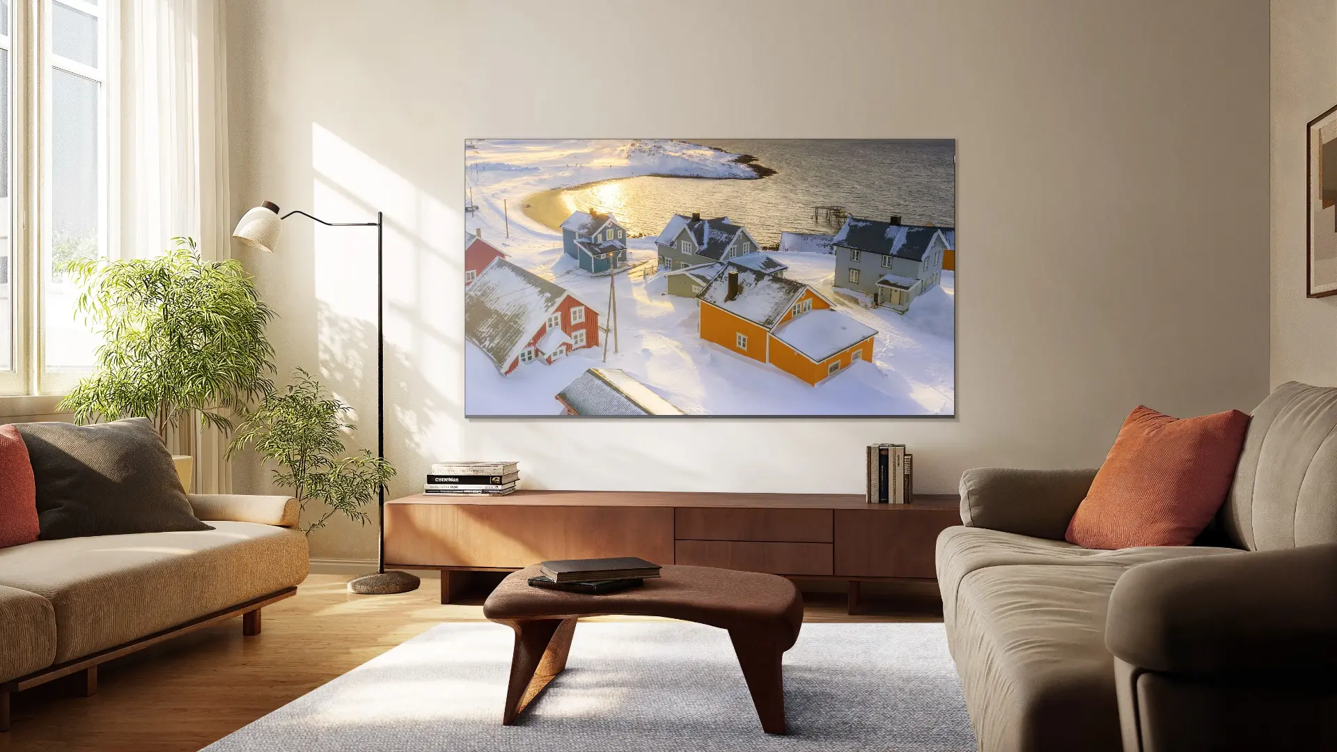 Televizor Smart QLED TCL 55T8C, 139 cm, Ultra HD 4K, 100 Hz, smart Google TV, Clasa F [14]