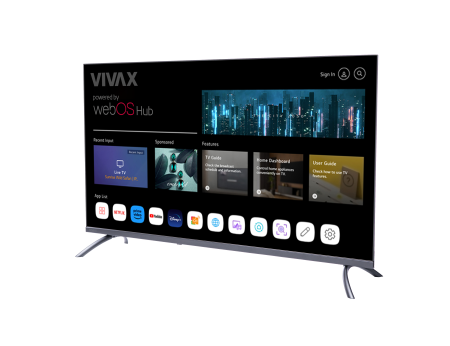 Televizor Smart VIVAX LED 43LE111WO, Diagonala 109 cm, Frameless, Smart, Full HD, WebOS, HDR10, Bluetooth, WiFi, CI+, HDMI, USB, Clasa E, Negru [9]