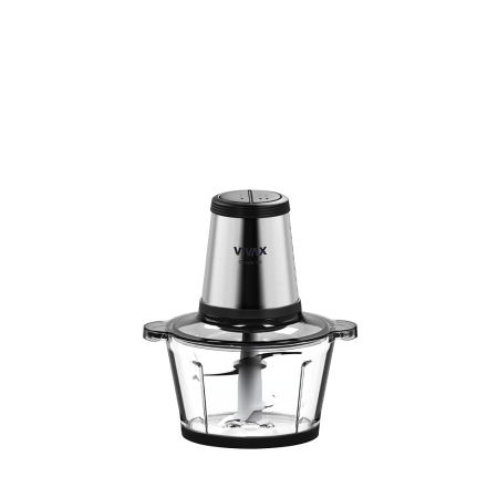 Tocator electric Vivax MC-3501 pentru Legume, Fructe si Alimente, 350W, 1 litru, 2 viteze, lama dubla, Negru/Inox [4]