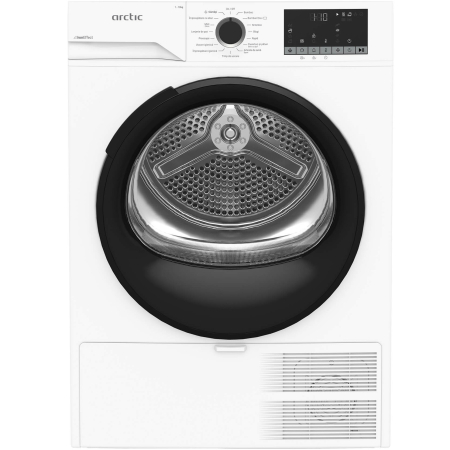 ELECTROCASNICE - Uscator de rufe ARCTIC A2T20233W, Pompa de caldura, 10 kg, 15 programe, Improspatare cu abur, Clasa D, Alb