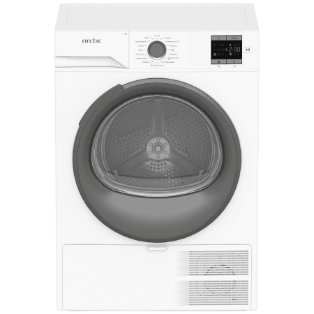 ELECTROCASNICE - Uscator de rufe Arctic cu pompa de caldura, 7 kg, Clasa D, 15 programe, Auto Antisifonare, Aqua Surf, Hygienic Drying, Display, Alb