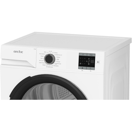Uscator de rufe Arctic cu pompa de caldura, 8kg, D, AquaSurf, Auto Antisifonare, Dispaly, Alb [5]