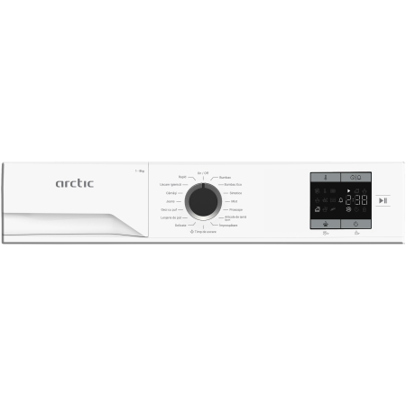 Uscator de rufe Arctic cu pompa de caldura, 8kg, D, AquaSurf, Auto Antisifonare, Dispaly, Alb [4]