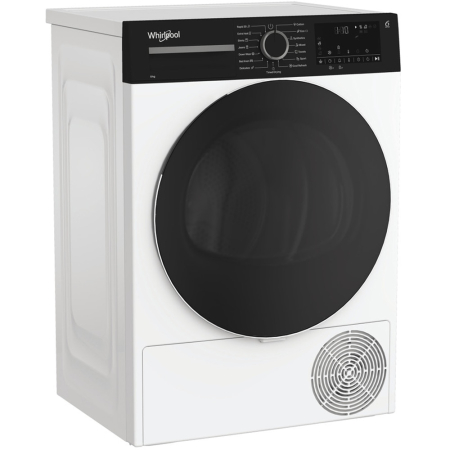 Uscator de rufe WHIRLPOOL WPS D8 WBS EE, 6th Sense, Pompa de caldura, 8 kg, 15 programe, Clasa D, alb [1]