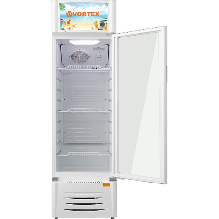 Vitrina frigorifica VORTEX VDC21SWH01M, 213 l, H 174.7 cm, Clasa B, alb [1]
